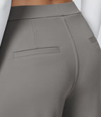 PureChic™ – Pantalon Taille Haute à Coupe Droite
