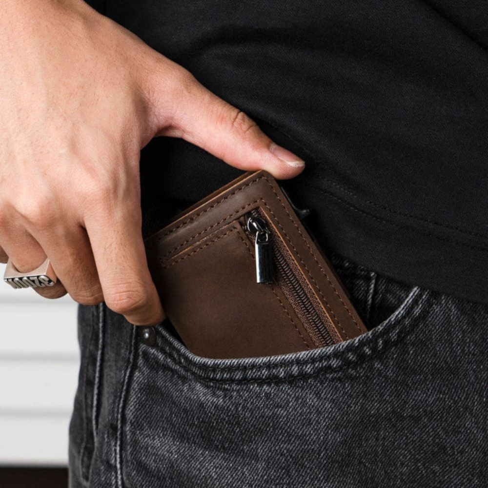 SécuriPorte - Portefeuille Anti-RFID Élégant et Compact
