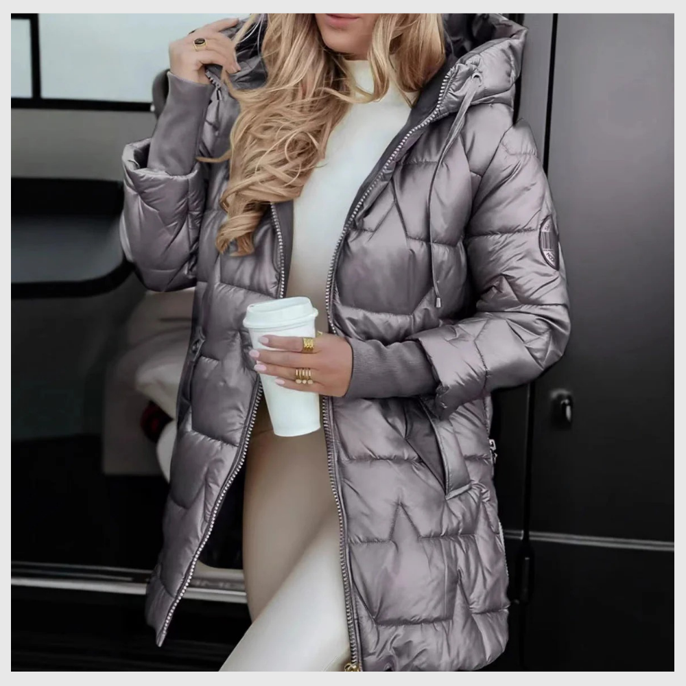 Lunavia™ – Manteau Matelassé à Capuchon Douillet