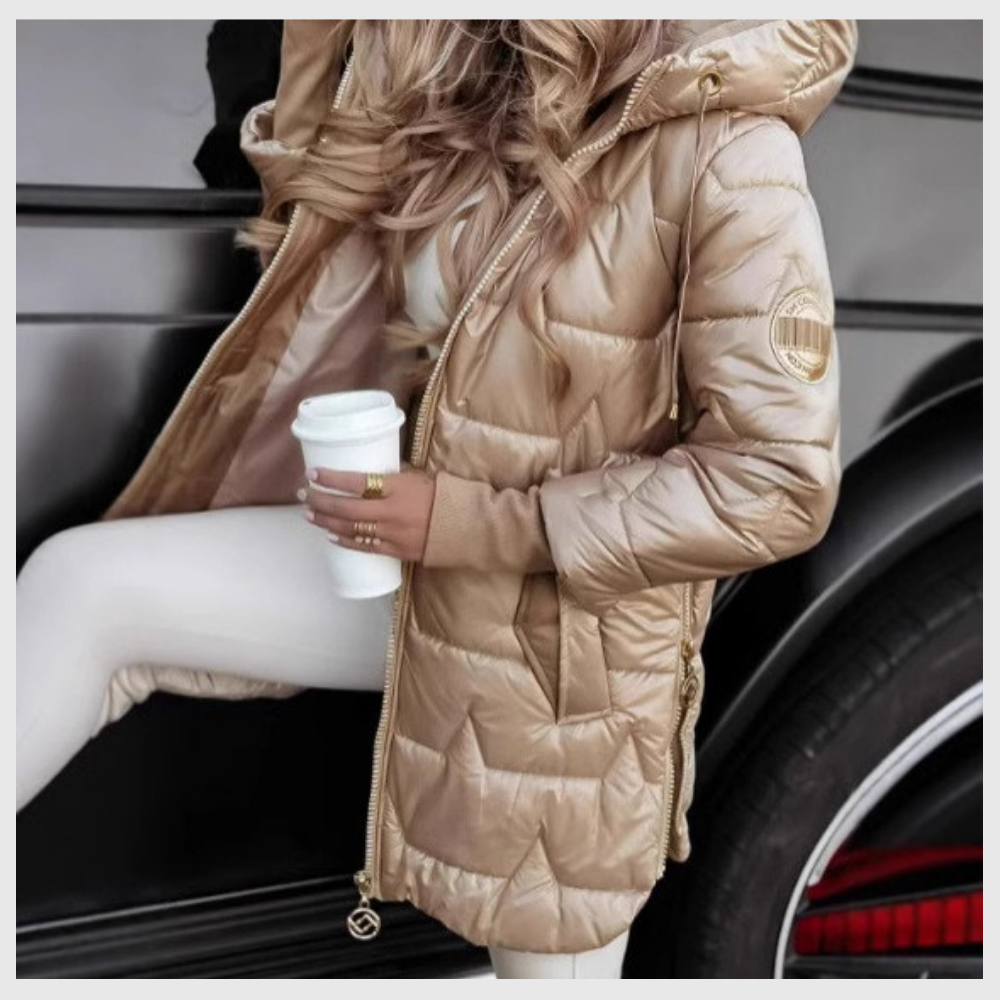 Lunavia™ – Manteau Matelassé à Capuchon Douillet