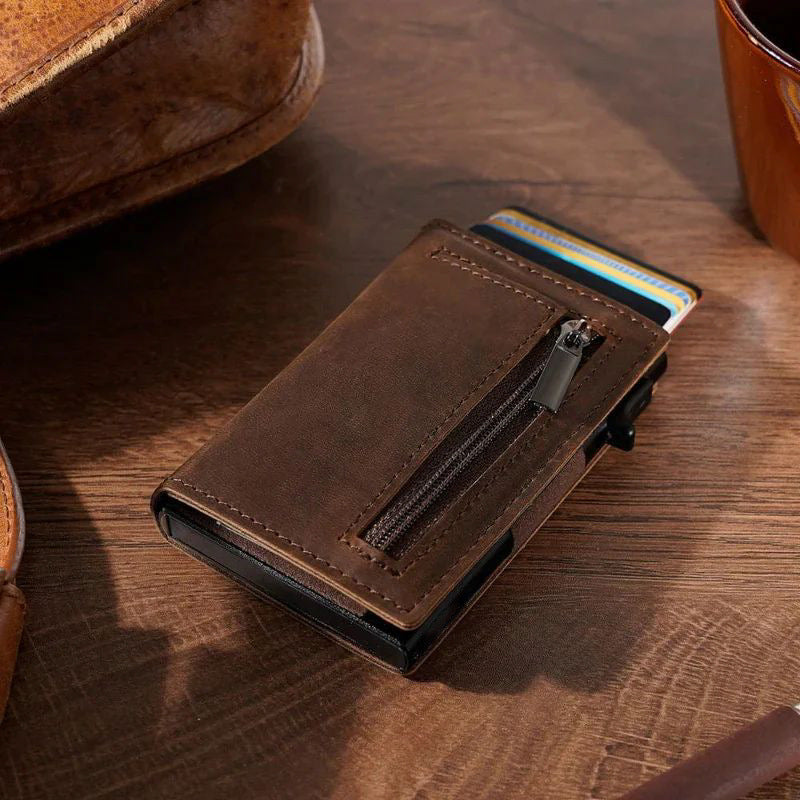 SécuriPorte - Portefeuille Anti-RFID Élégant et Compact