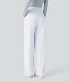 PureChic™ – Pantalon Taille Haute à Coupe Droite