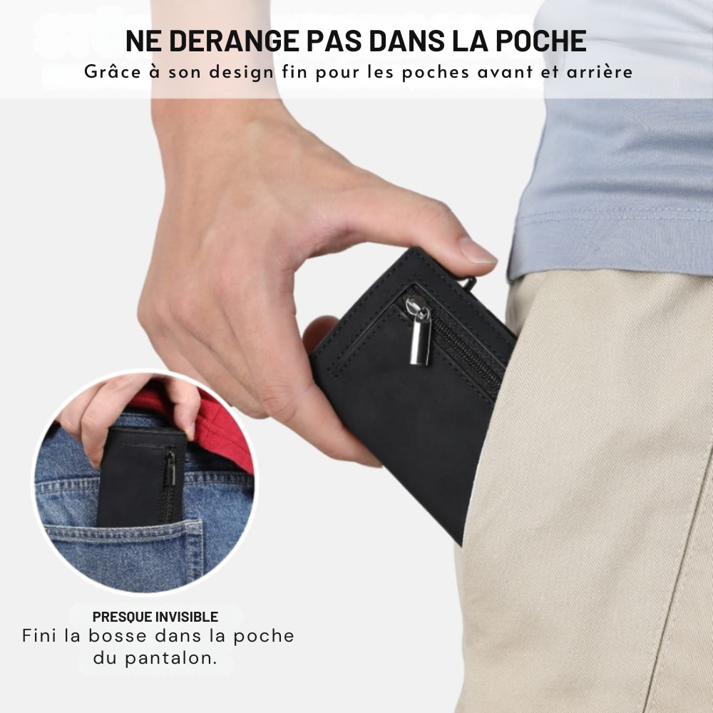 SécuriPorte - Portefeuille Anti-RFID Élégant et Compact